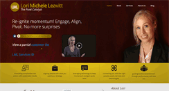 Desktop Screenshot of lorimicheleleavitt.com