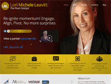 Tablet Screenshot of lorimicheleleavitt.com